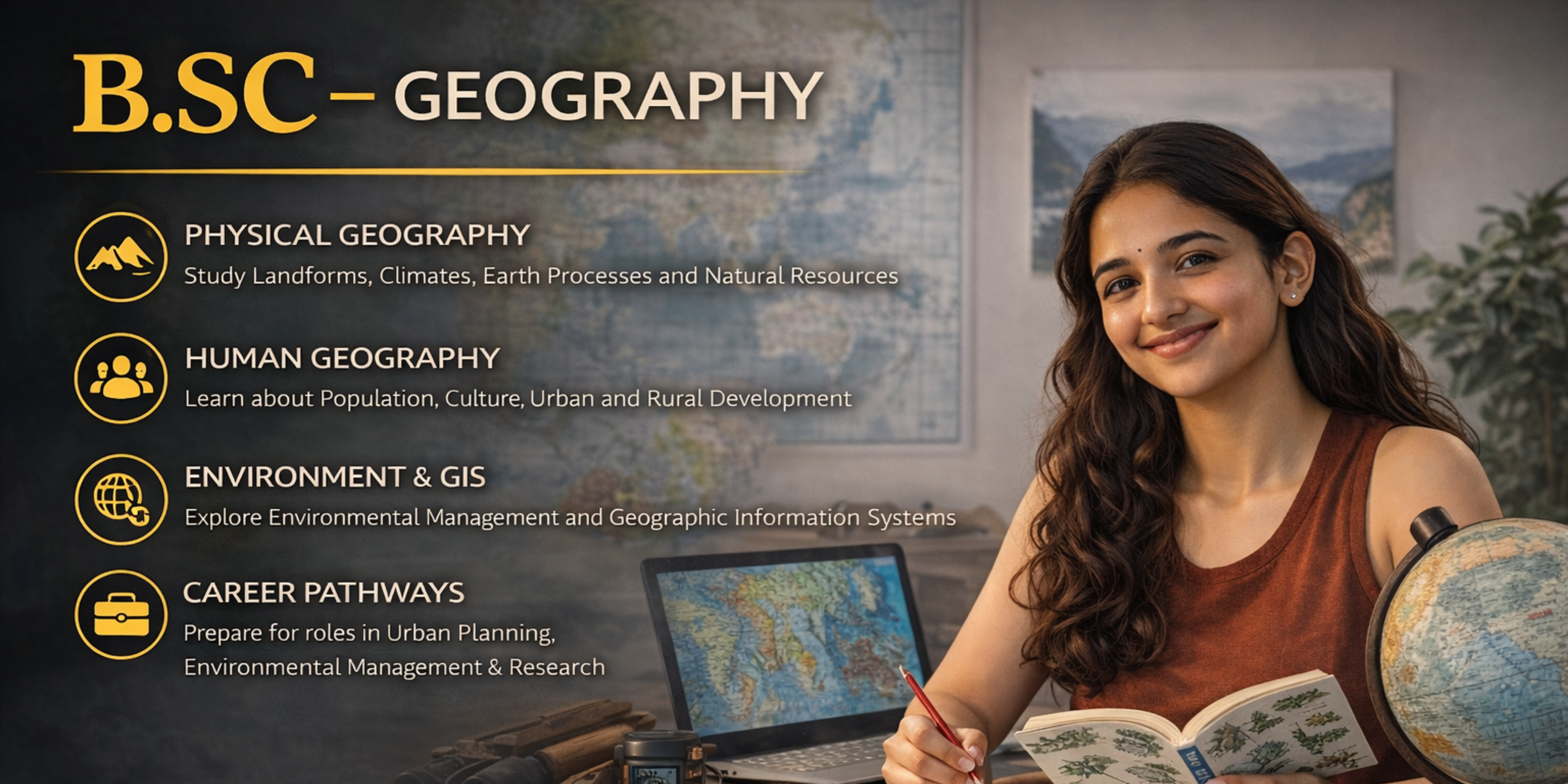 B.Sc Geography Distance Education in Coimbatore
